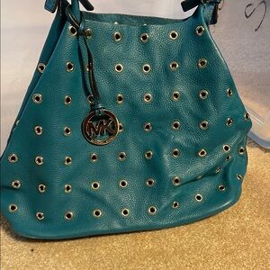 Michael Kors Teal Studded Women's Bag